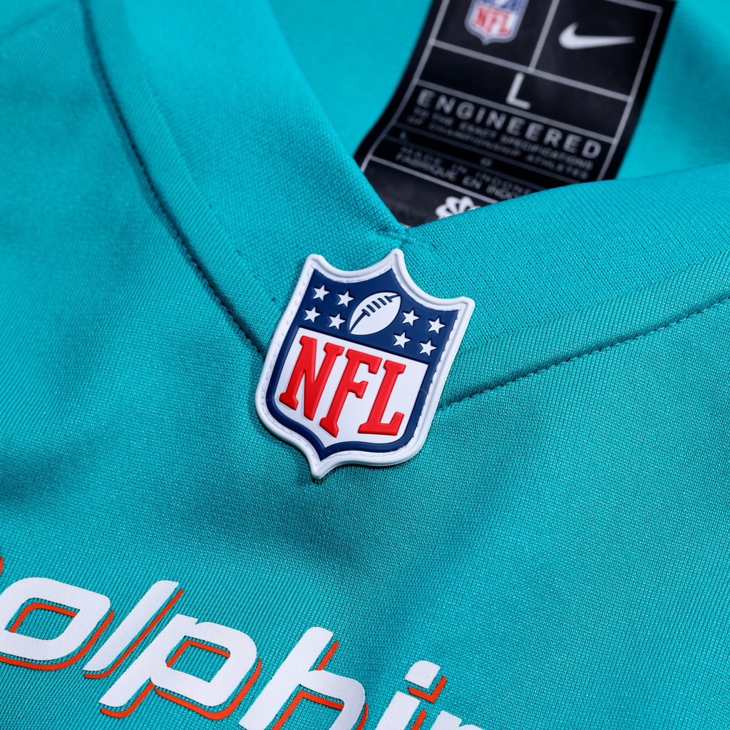 Miami Dolphins Chris Johnson Nike Aqua Team Game Jersey product image 6, provided for visual reference and product detail