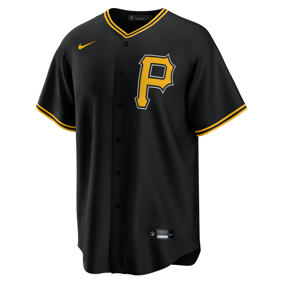 Pittsburgh Pirates Nike White Home Replica Team Jersey product image 11, provided for visual reference and product detail