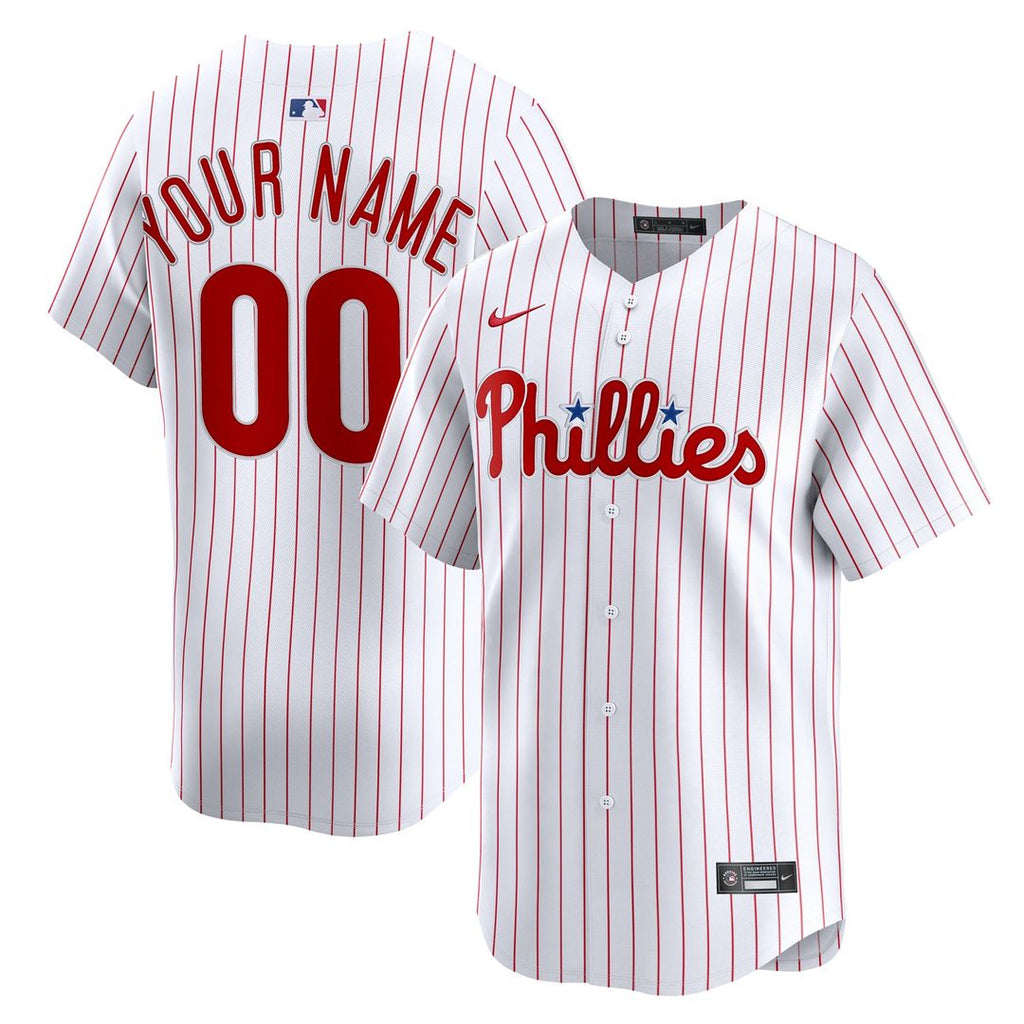 Philadelphia Phillies Nike Light Blue Alternate Limited Custom Jersey product image 7, provided for visual reference and
