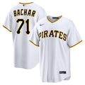 Pittsburgh Pirates Lake Bachar Nike White Home Replica Jersey product image 1, provided for visual reference and product