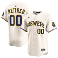 Milwaukee Brewers Nike Cream Home Limited Pick-A-Player Retired Roster Jersey product image 1, provided for visual reference