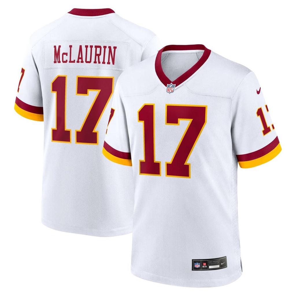 Washington Commanders Terry McLaurin Nike White Game Super Bowl Era Jersey product image 1, provided for visual reference