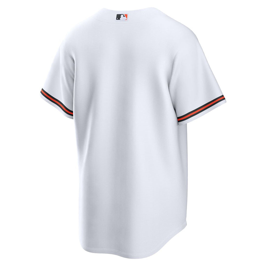 Baltimore Orioles Nike White Home Replica Jersey product image 5, provided for visual reference and product detail review