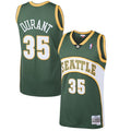 Seattle Supersonics Kevin Durant Green 2007-08 Hardwood Classics Swingman Jersey product image 1, provided for visual