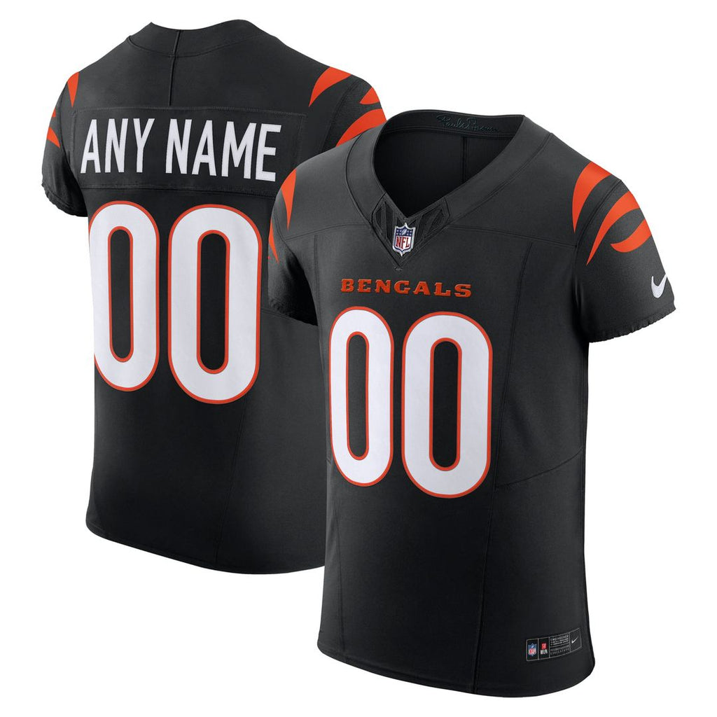 Cincinnati Bengals Nike Orange Alternate Vapor F.U.S.E. Elite Custom Jersey product image 7, provided for visual reference