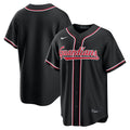 Cleveland Guardians Nike Fashion Replica Black Out Jersey product image 1, provided for visual reference and product detail