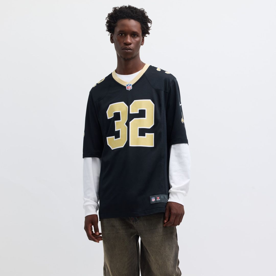 New Orleans Saints Tyrann Mathieu Nike Black Game Jersey product image 4, provided for visual reference and product detail