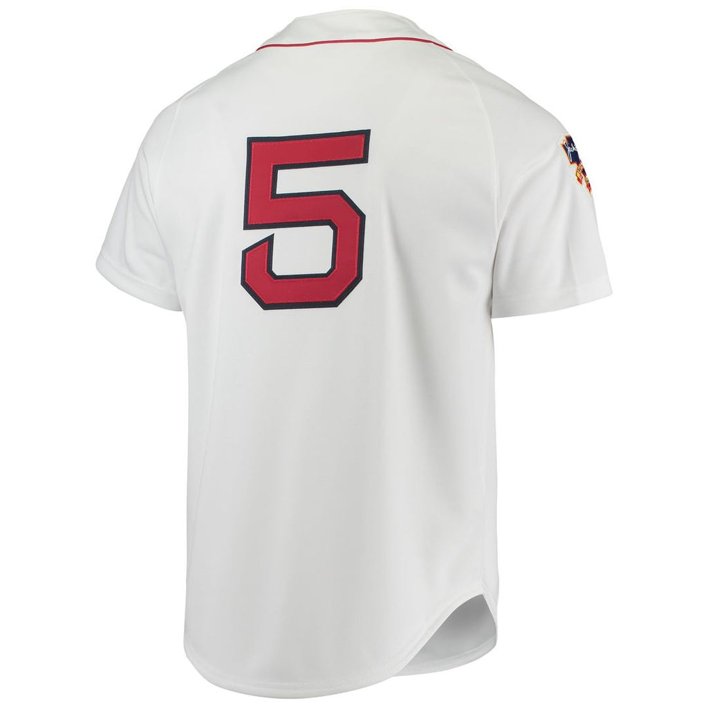 Boston Red Sox Nomar Garciaparra Mitchell & Ness White 1997 Cooperstown Collection Authentic Jersey product image 3,