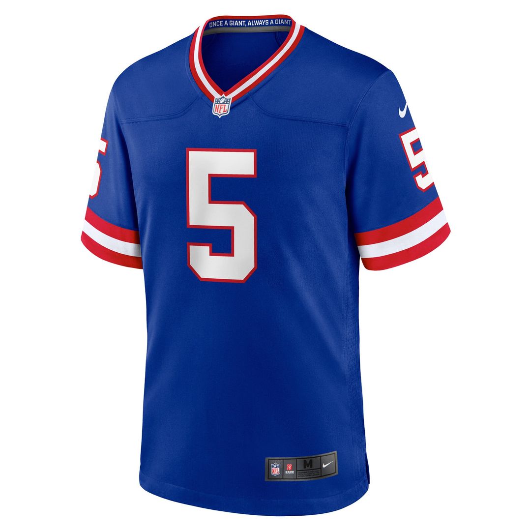 New York Giants Kayvon Thibodeaux Nike Royal Classic Player Game Jersey product image 2, provided for visual reference and