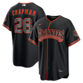 San Francisco Giants Matt Chapman Nike Black Alternate Stadium Jersey product image 1, provided for visual reference and