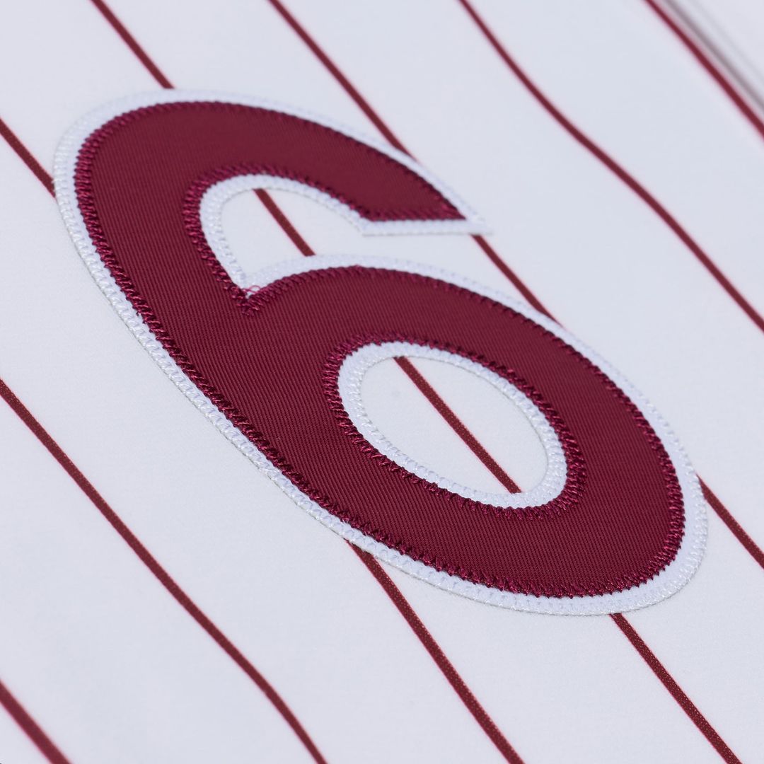 Philadelphia Phillies Jimmy Rollins Mitchell & Ness White 2003 Cooperstown Collection Authentic Jersey product image 4,