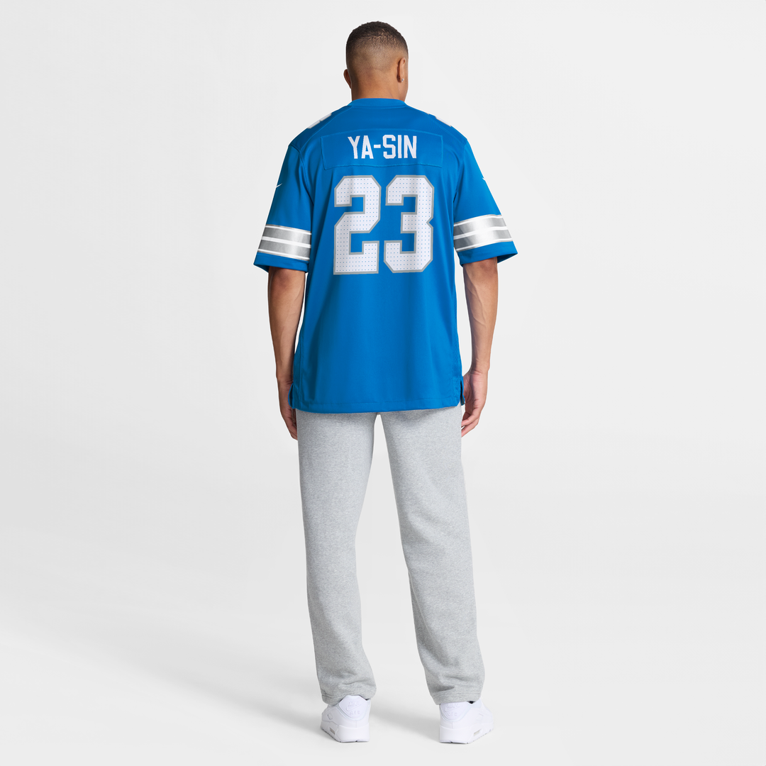 Detroit Lions Rock Ya-Sin Nike Blue Team Game Jersey product image 8, provided for visual reference and product detail review