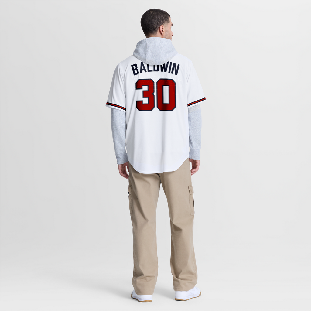 Atlanta Braves Drake Baldwin Nike White Home Replica Jersey product image 5, provided for visual reference and product