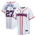 Dominican Republic Baseball Vladimir Guerrero Jr. Nike White 2026 World Baseball Classic Home Stadium Jersey product image