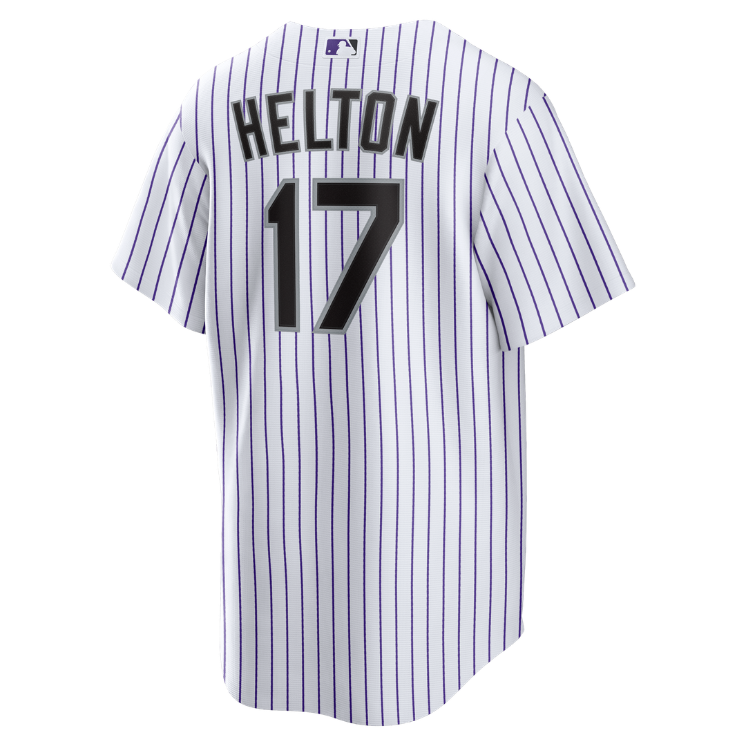 Colorado Rockies Todd Helton Nike White Home Retired Player Replica Jersey product image 3, provided for visual reference