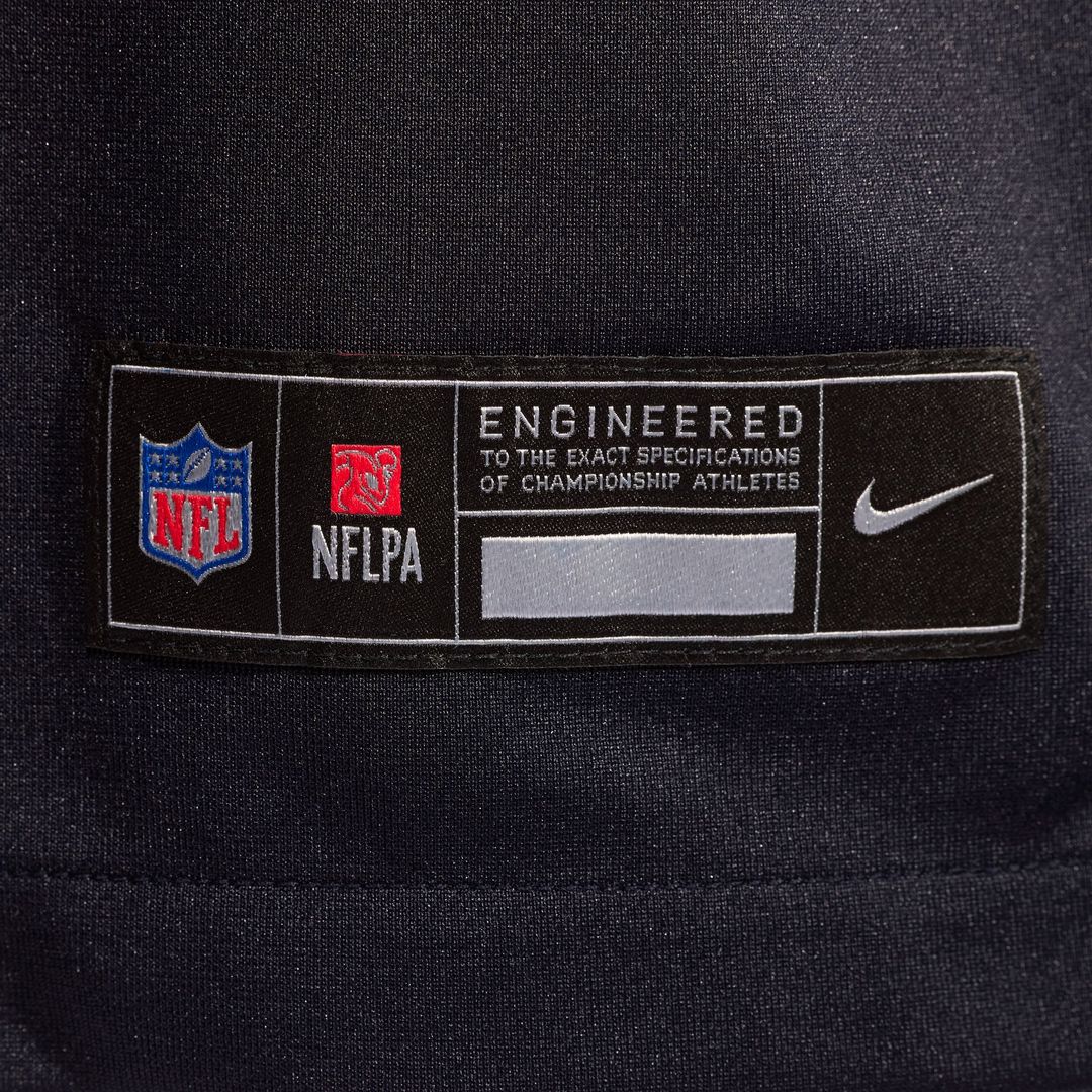 Houston Texans Austin Brinkman Nike Navy Team Game Jersey product image 6, provided for visual reference and product detail
