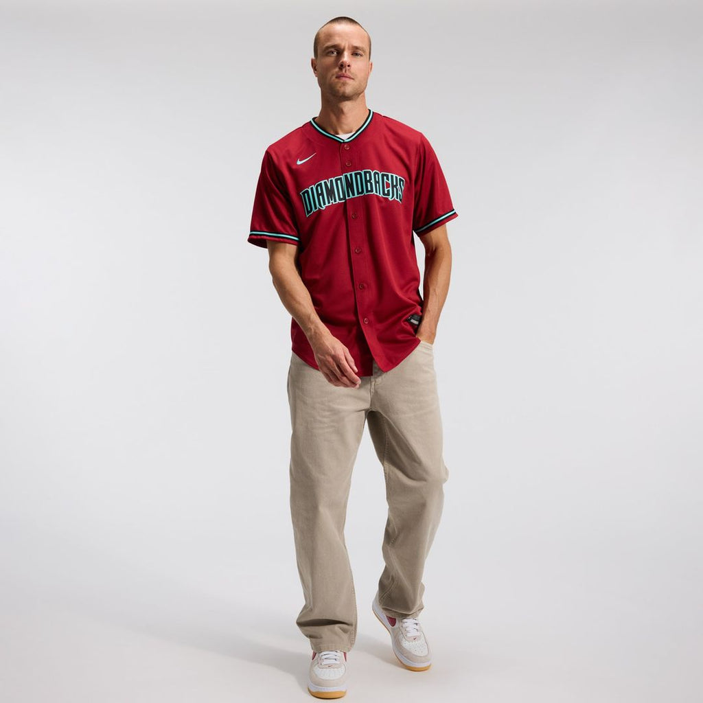 Arizona Diamondbacks Corbin Carroll Nike Crimson Alternate 2 Replica Jersey product image 17, provided for visual reference