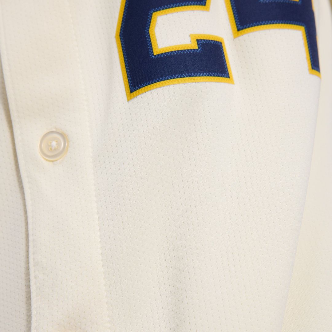 Milwaukee Brewers William Contreras Nike Cream Home Limited Player Jersey product image 14, provided for visual reference