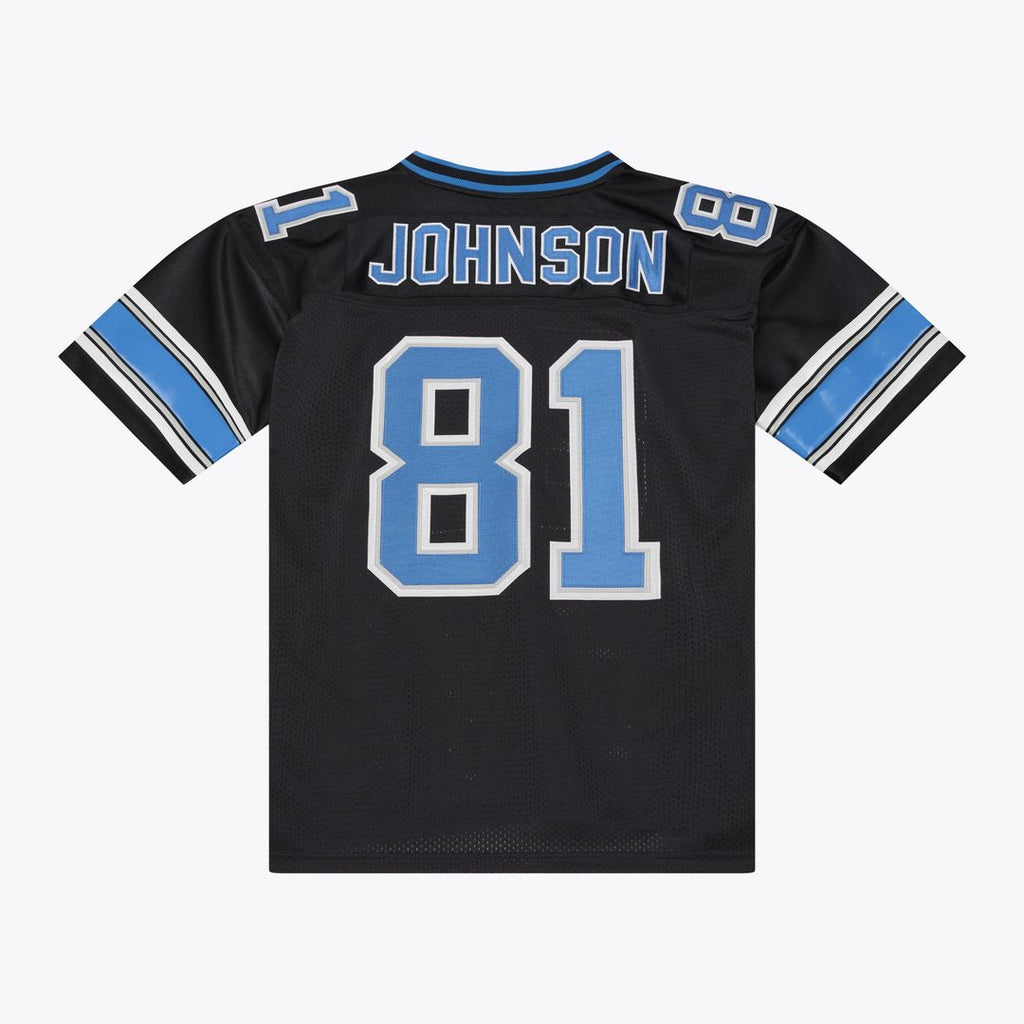 Detroit Lions Calvin Johnson Mitchell & Ness Black 2007 Authentic Throwback Jersey product image 10, provided for visual