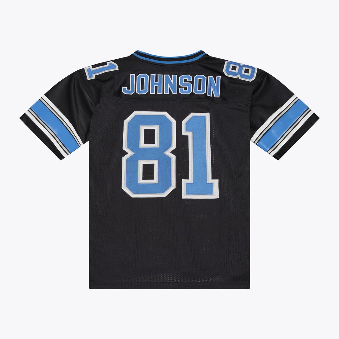 Detroit Lions Calvin Johnson Mitchell & Ness Black 2007 Authentic Throwback Jersey product image 10, provided for visual