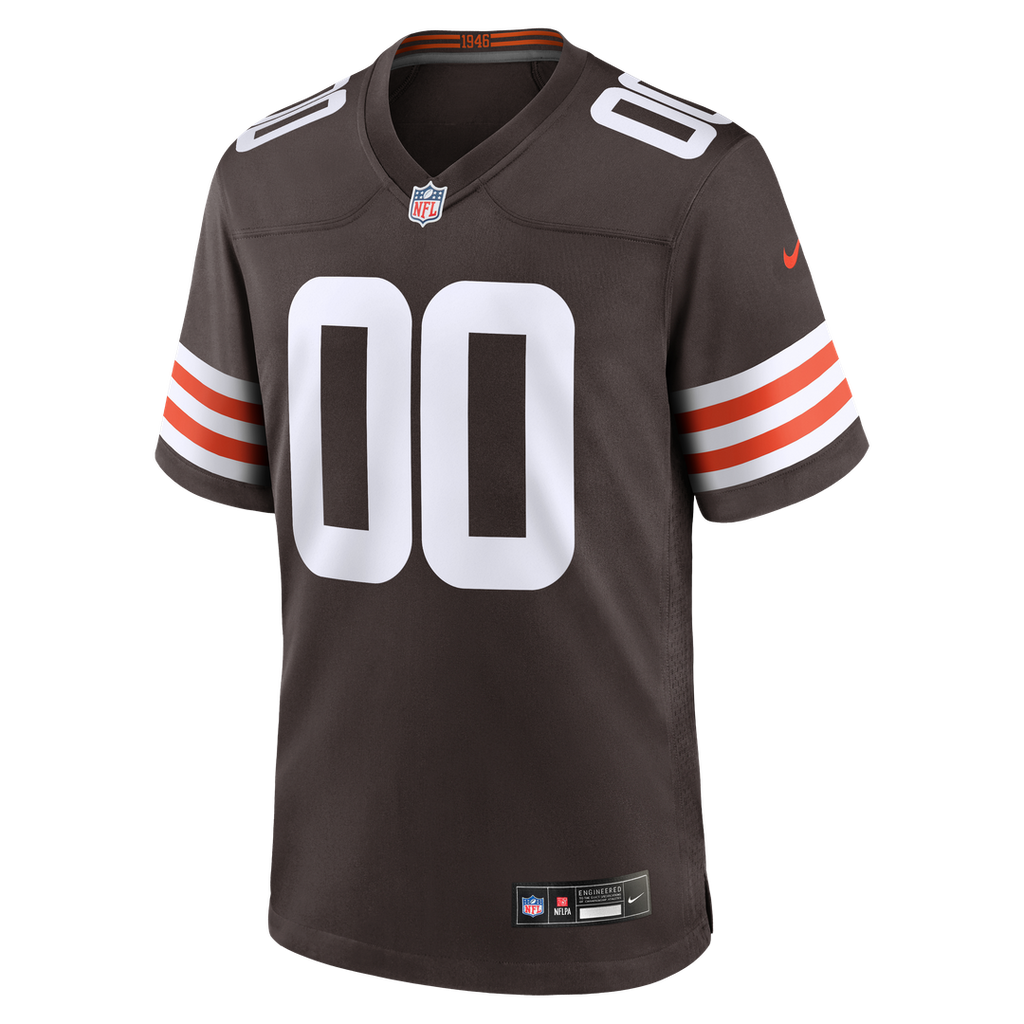 Cleveland Browns Taylen Green Nike Brown Game Jersey product image 2, provided for visual reference and product detail review