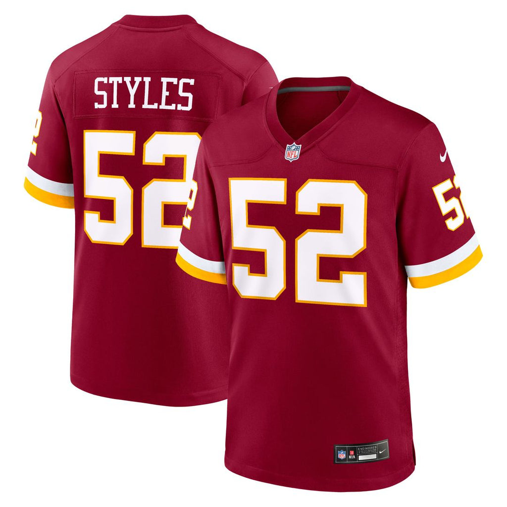 Washington Commanders Sonny Styles Nike White Game Super Bowl Era Jersey product image 15, provided for visual reference and