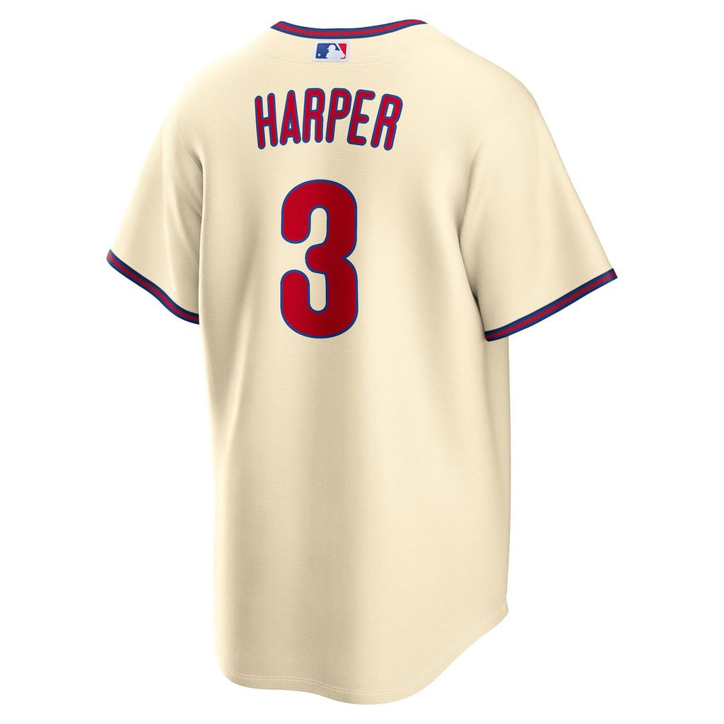 Philadelphia Phillies Bryce Harper Nike Gray Road Replica Jersey product image 29, provided for visual reference and product