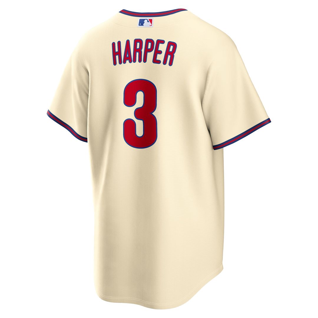 Philadelphia Phillies Bryce Harper Nike Gray Road Replica Jersey product image 29, provided for visual reference and product