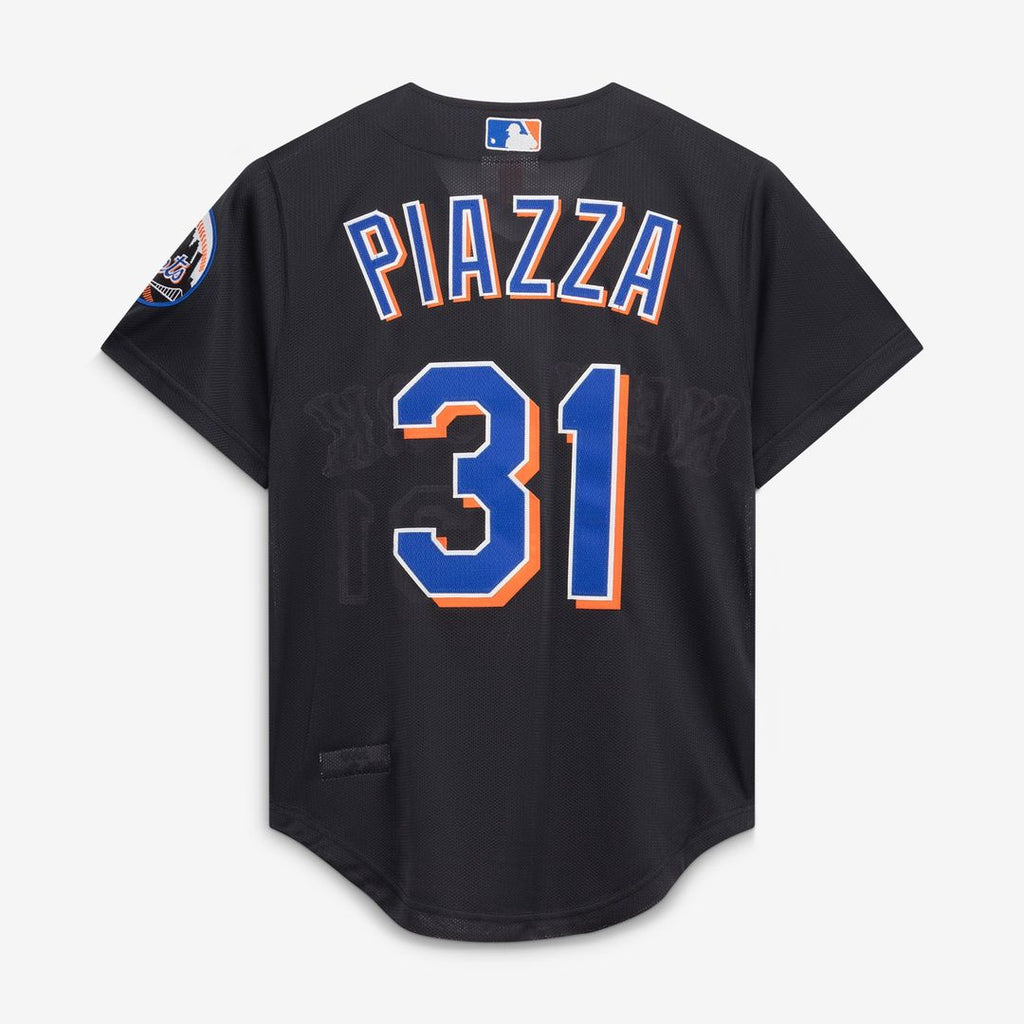 New York Mets Mike Piazza Mitchell & Ness Black Cooperstown Collection 2000 Batting Practice Jersey product image 3,