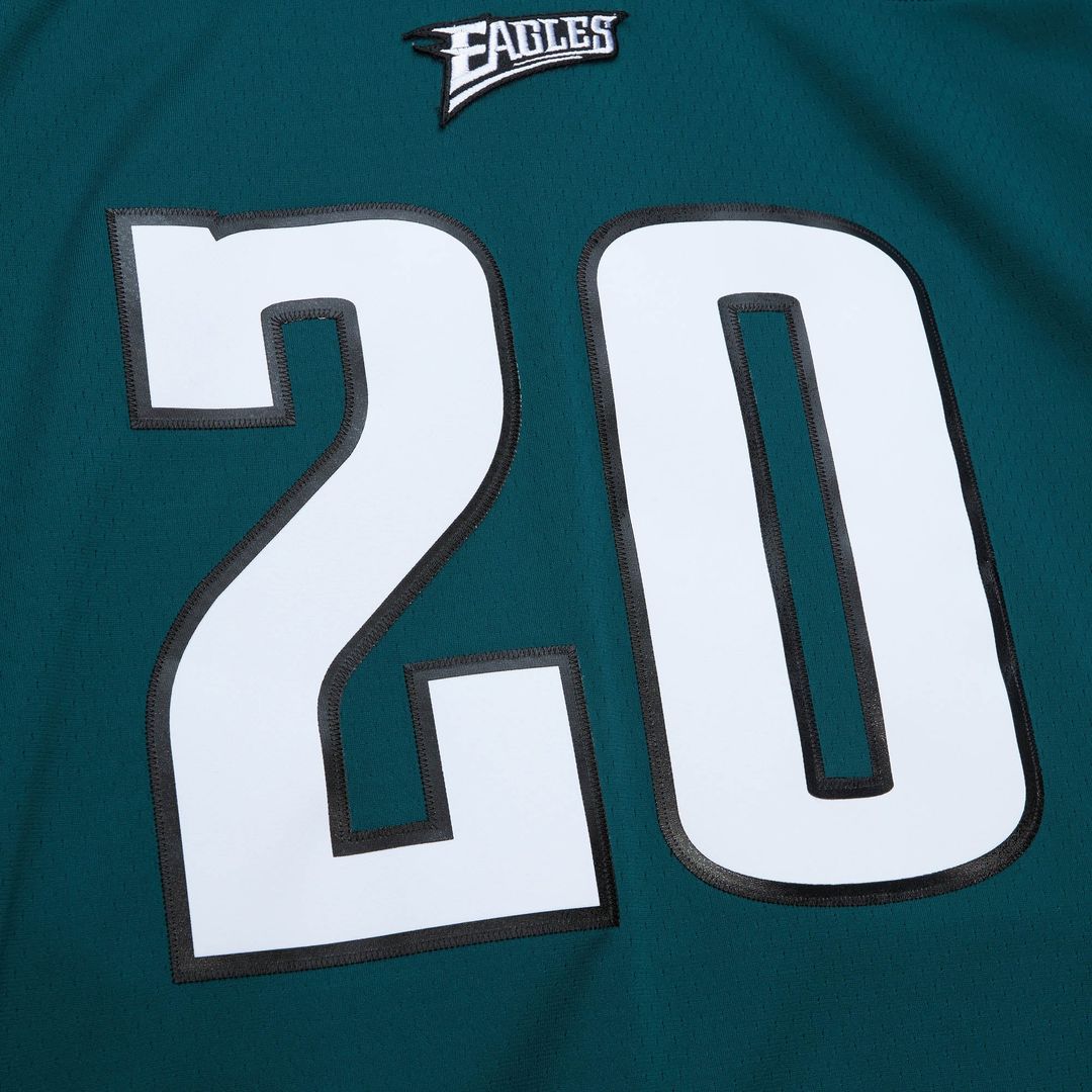 Philadelphia Eagles Brian Dawkins Mitchell & Ness Black Legacy Replica Jersey product image 16, provided for visual