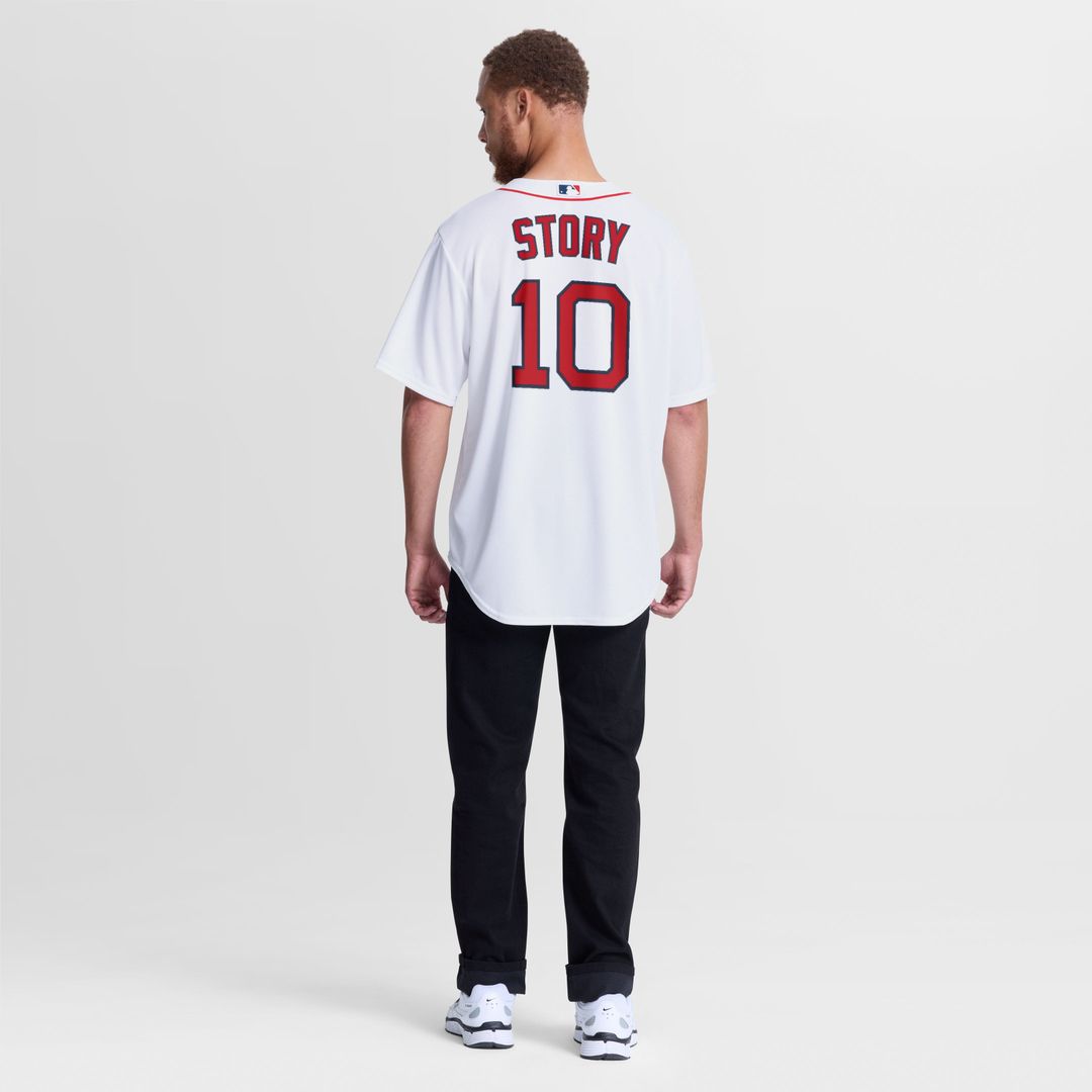 Boston Red Sox Trevor Story Nike White Home Replica Jersey product image 5, provided for visual reference and product detail