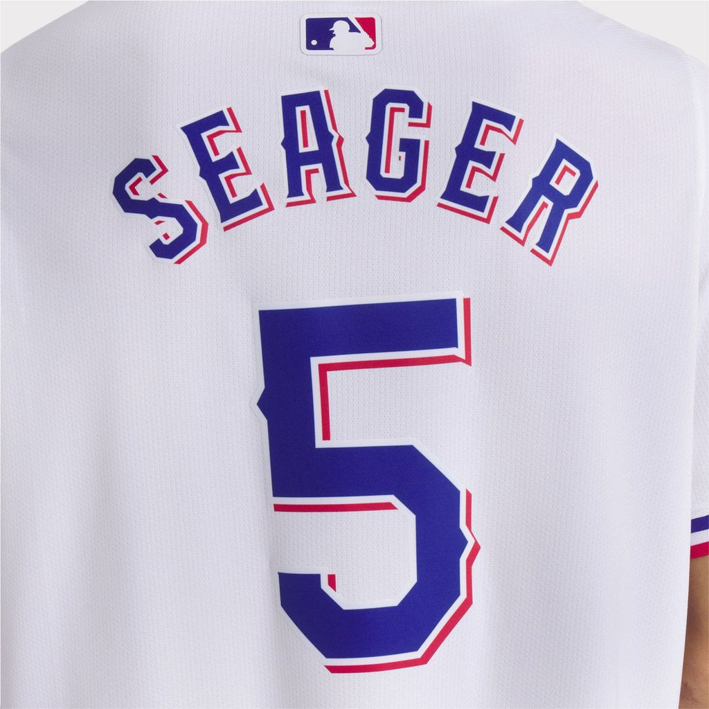 Texas Rangers Corey Seager Nike White Home Limited Player Jersey product image 12, provided for visual reference and product
