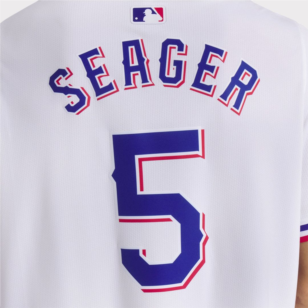 Texas Rangers Corey Seager Nike White Home Limited Player Jersey product image 12, provided for visual reference and product