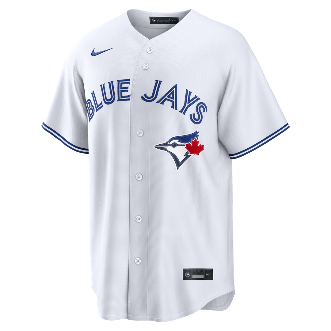 Toronto Blue Jays Addison Barger Nike White Home Replica Jersey product image 2, provided for visual reference and product