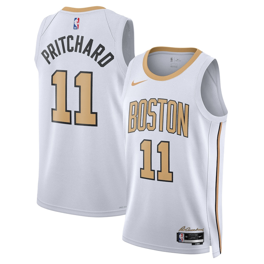 Boston Celtics 202526 City Edition Swingman Jersey White Payton Pritchard Unisex | RTJ13310 product image 1, provided for