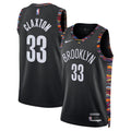 Brooklyn Nets 202526 City Edition Swingman Jersey Black Nic Claxton Unisex | RTJ13237 product image 1, provided for visual