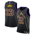 Los Angeles Lakers 202526 City Edition Swingman Jersey Black Lebron James Unisex | RTJ13196 product image 1, provided for