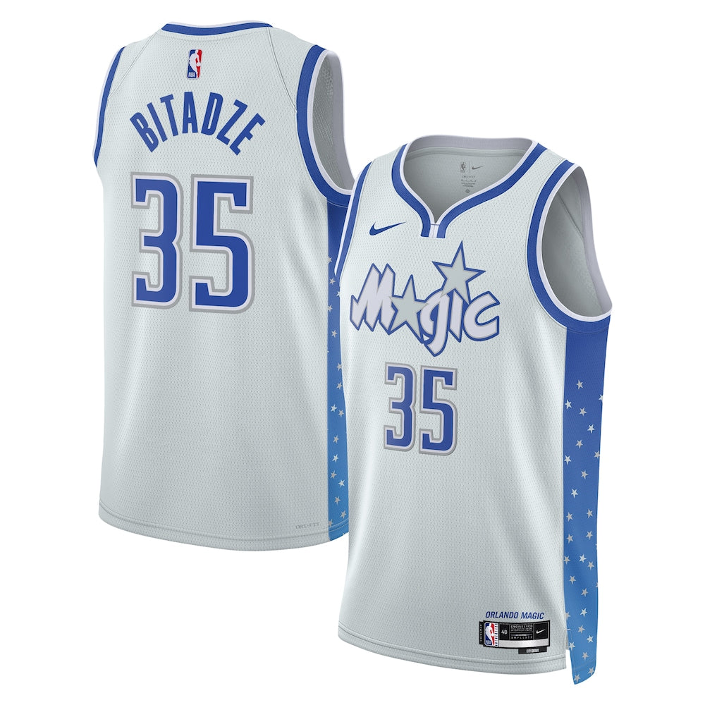Orlando Magic 202526 City Edition Swingman Jersey White Goga Bitadze Unisex | RTJ13148 product image 1, provided for visual