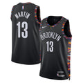 Brooklyn Nets 202526 City Edition Swingman Jersey Black Tyrese Martin Unisex | RTJ13098 product image 1, provided for visual