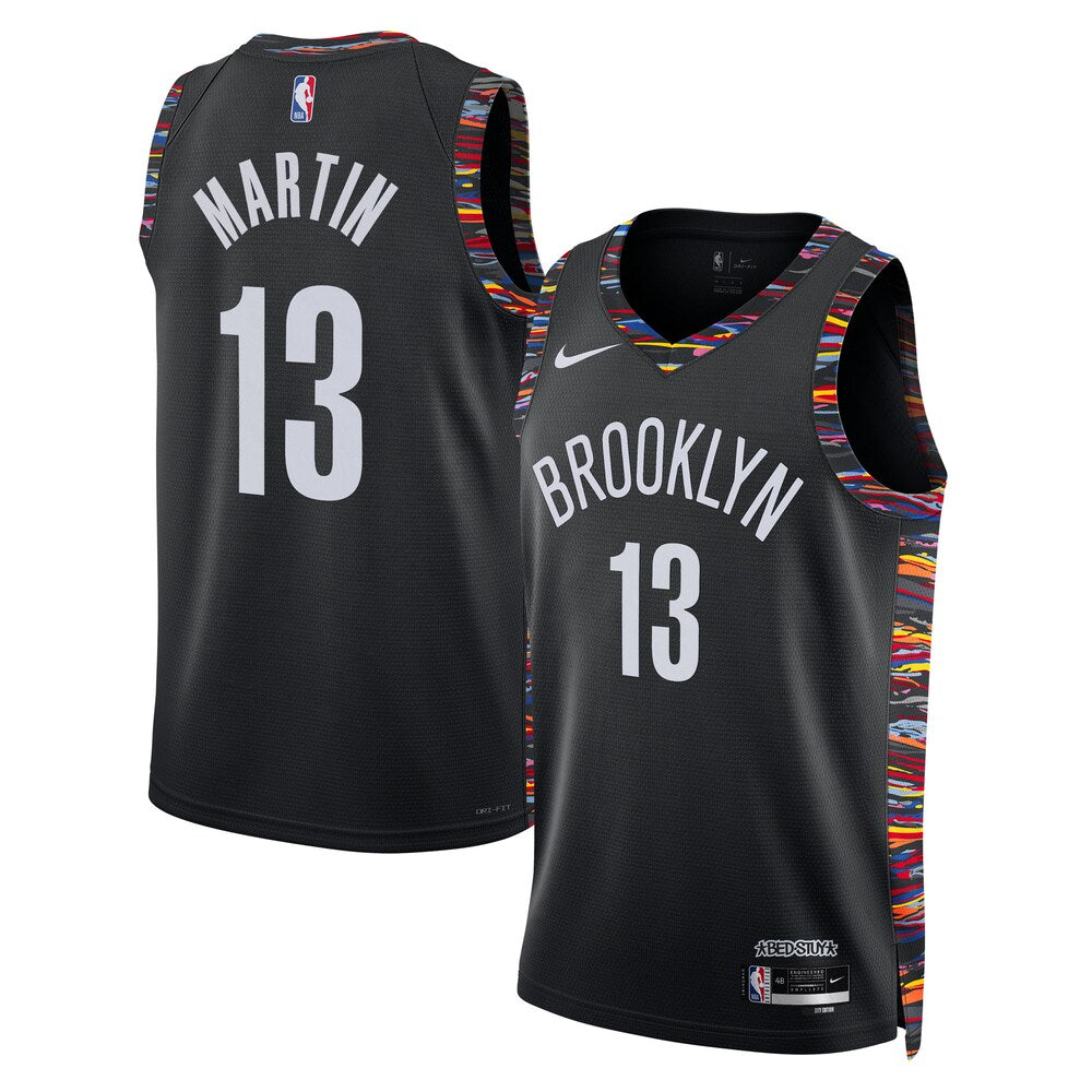 Brooklyn Nets 202526 City Edition Swingman Jersey Black Tyrese Martin Unisex | RTJ13098 product image 1, provided for visual