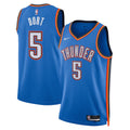 Oklahoma City Thunder Icon Edition Swingman Jersey Blue Luguentz Dort Unisex | RTJ13060 product image 1, provided for visual
