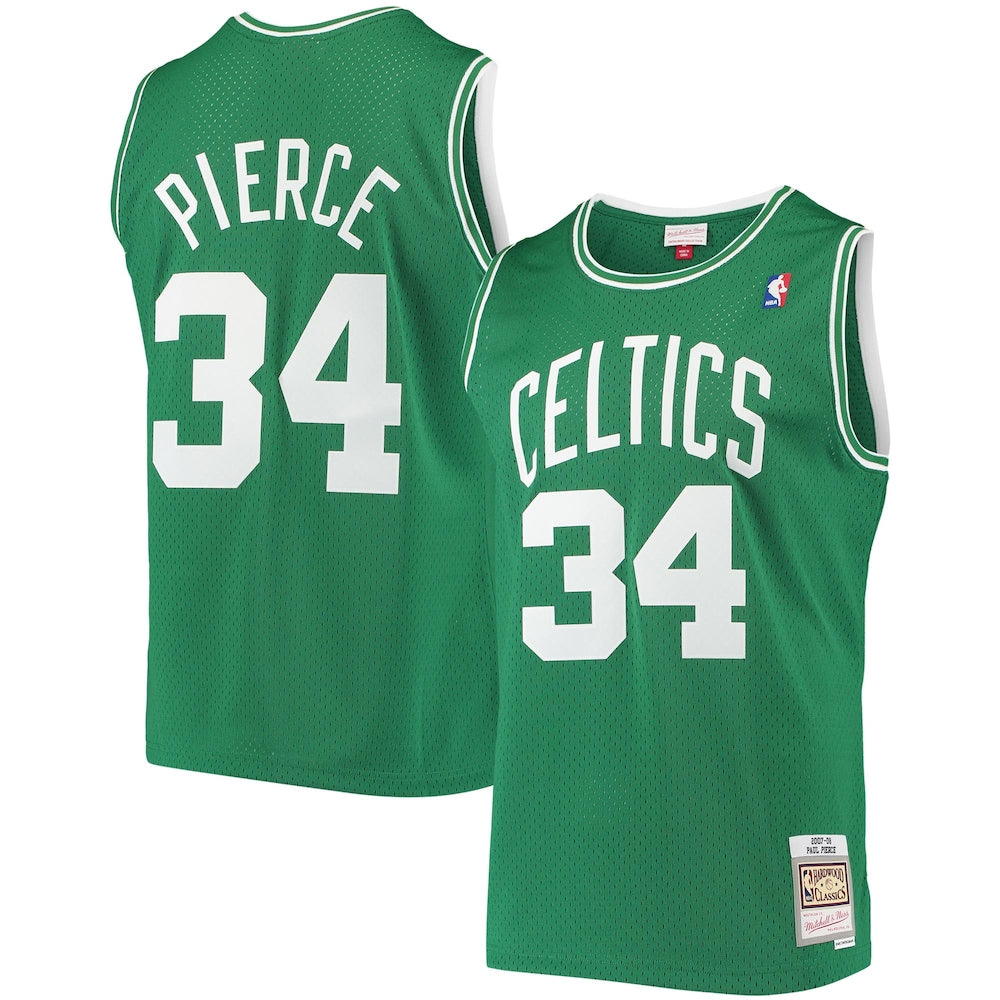 Mens Paul Pierce Kelly Green Boston Celtics 2007 08 Hardwood Classics Swingman Jersey | RTJ13005 product image 1, provided
