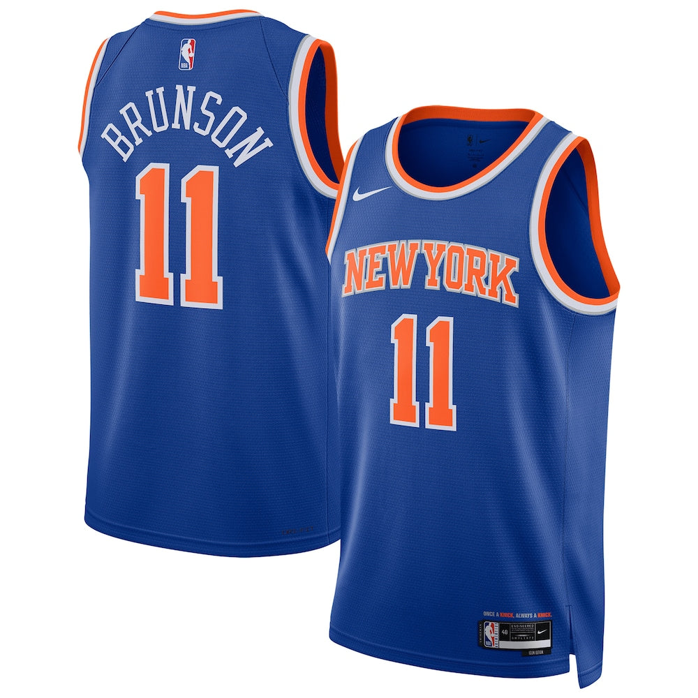 New York Knicks Replica Icon Swingman Jersey Unisex Jalen Brunson | Stitched Jersey RTJS 12117 product image 1, provided for