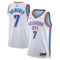 Oklahoma City Thunder Association Edition Swingman Jersey White Chet Holmgren Unisex | Stitched Jersey RTJS 12035 product