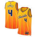 Charlotte Hornets Jordan Brand 2025-26 City Edition Swingman Jersey Gold Sion James Unisex | Stitched Jersey RTJS 12004