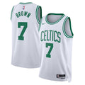 Boston Celtics Association Edition Swingman Jersey White Jaylen Brown Unisex | Stitched Jersey RTJS 11986 product image 1,