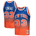 Patrick Ewing Orangeroyal New York Knicks 199192 Hardwood Classics Fadeaway Swingman Player Jersey | Stitched Jersey RTJS