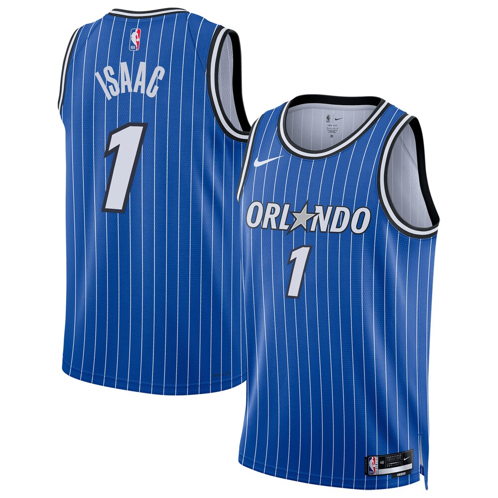 Orlando Magic Replica Icon Edition Swingman Jersey Blue Jonathan Isaac Unisex | Stitched Jersey RTJS 11821 product image 1,