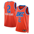 Oklahoma City Thunder Jordan Statement Edition Swingman Jersey Orange Shai Gilgeous Alexander Unisex | Stitched Jersey RTJS