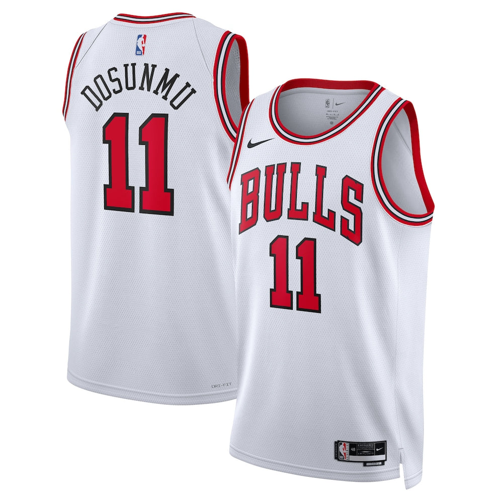 Chicago Bulls Association Edition Swingman Jersey White Ayo Dosunmu Unisex | Stitched Jersey RTJS 11787 product image 1,
